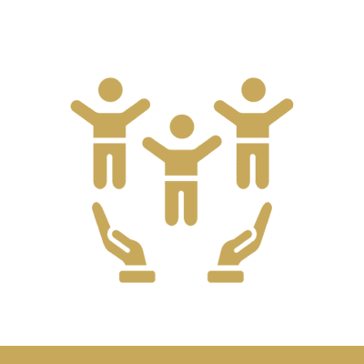 Symbolic representation of support and unity